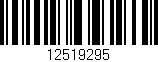 Código de barras (EAN, GTIN, SKU, ISBN): '12519295'