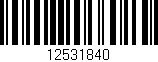 Código de barras (EAN, GTIN, SKU, ISBN): '12531840'