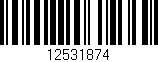 Código de barras (EAN, GTIN, SKU, ISBN): '12531874'