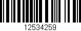 Código de barras (EAN, GTIN, SKU, ISBN): '12534259'