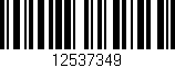 Código de barras (EAN, GTIN, SKU, ISBN): '12537349'