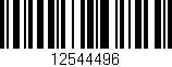 Código de barras (EAN, GTIN, SKU, ISBN): '12544496'
