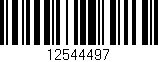 Código de barras (EAN, GTIN, SKU, ISBN): '12544497'