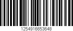 Código de barras (EAN, GTIN, SKU, ISBN): '1254916653648'
