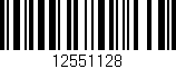 Código de barras (EAN, GTIN, SKU, ISBN): '12551128'