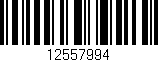 Código de barras (EAN, GTIN, SKU, ISBN): '12557994'
