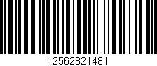 Código de barras (EAN, GTIN, SKU, ISBN): '12562821481'