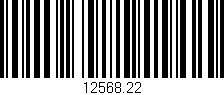 Código de barras (EAN, GTIN, SKU, ISBN): '12568.22'