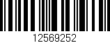 Código de barras (EAN, GTIN, SKU, ISBN): '12569252'