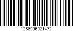 Código de barras (EAN, GTIN, SKU, ISBN): '1256986321472'