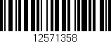 Código de barras (EAN, GTIN, SKU, ISBN): '12571358'