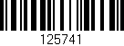 Código de barras (EAN, GTIN, SKU, ISBN): '125741'