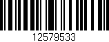 Código de barras (EAN, GTIN, SKU, ISBN): '12579533'