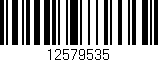 Código de barras (EAN, GTIN, SKU, ISBN): '12579535'