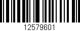 Código de barras (EAN, GTIN, SKU, ISBN): '12579601'