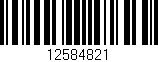 Código de barras (EAN, GTIN, SKU, ISBN): '12584821'
