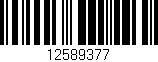 Código de barras (EAN, GTIN, SKU, ISBN): '12589377'