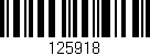 Código de barras (EAN, GTIN, SKU, ISBN): '125918'