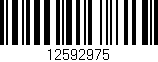 Código de barras (EAN, GTIN, SKU, ISBN): '12592975'