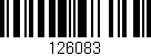 Código de barras (EAN, GTIN, SKU, ISBN): '126083'