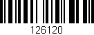 Código de barras (EAN, GTIN, SKU, ISBN): '126120'