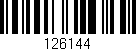 Código de barras (EAN, GTIN, SKU, ISBN): '126144'
