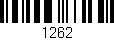 Código de barras (EAN, GTIN, SKU, ISBN): '1262'