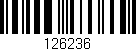 Código de barras (EAN, GTIN, SKU, ISBN): '126236'