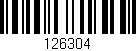 Código de barras (EAN, GTIN, SKU, ISBN): '126304'
