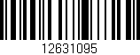 Código de barras (EAN, GTIN, SKU, ISBN): '12631095'