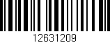 Código de barras (EAN, GTIN, SKU, ISBN): '12631209'
