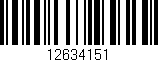 Código de barras (EAN, GTIN, SKU, ISBN): '12634151'