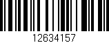 Código de barras (EAN, GTIN, SKU, ISBN): '12634157'