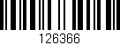 Código de barras (EAN, GTIN, SKU, ISBN): '126366'
