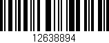 Código de barras (EAN, GTIN, SKU, ISBN): '12638894'