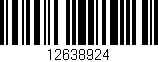 Código de barras (EAN, GTIN, SKU, ISBN): '12638924'