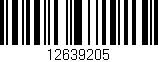 Código de barras (EAN, GTIN, SKU, ISBN): '12639205'