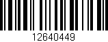 Código de barras (EAN, GTIN, SKU, ISBN): '12640449'