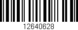 Código de barras (EAN, GTIN, SKU, ISBN): '12640628'
