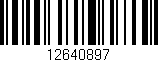 Código de barras (EAN, GTIN, SKU, ISBN): '12640897'