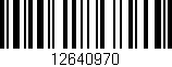 Código de barras (EAN, GTIN, SKU, ISBN): '12640970'