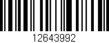 Código de barras (EAN, GTIN, SKU, ISBN): '12643992'