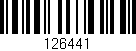 Código de barras (EAN, GTIN, SKU, ISBN): '126441'