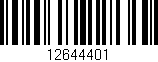 Código de barras (EAN, GTIN, SKU, ISBN): '12644401'