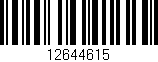 Código de barras (EAN, GTIN, SKU, ISBN): '12644615'