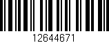 Código de barras (EAN, GTIN, SKU, ISBN): '12644671'