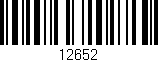 Código de barras (EAN, GTIN, SKU, ISBN): '12652'