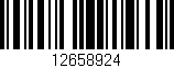 Código de barras (EAN, GTIN, SKU, ISBN): '12658924'