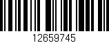 Código de barras (EAN, GTIN, SKU, ISBN): '12659745'