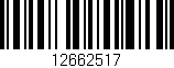 Código de barras (EAN, GTIN, SKU, ISBN): '12662517'